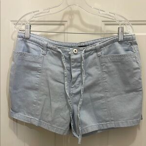 Route 66 High Waist Blue Shorts Relaxed Fit